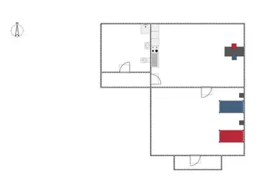 Grundriss der Unterkunft homes of ruhr - Apartment Zeche