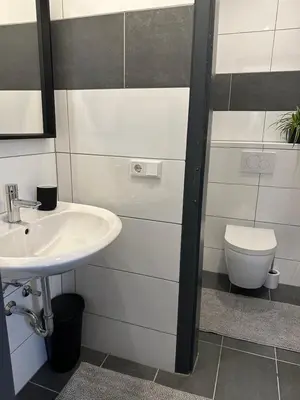 Ein Badezimmer in der Unterkunft SAS Apartments