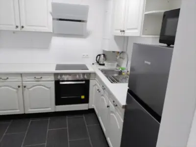 Küche/Küchenzeile in der Unterkunft Haus Blankenagel 2