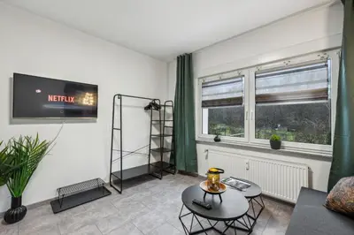 TV/Unterhaltungsangebot in der Unterkunft 2 rooms I 55sqm Apartment I Parking