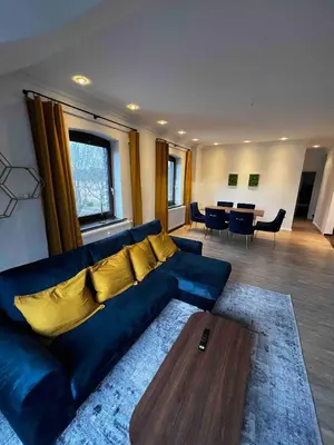 Ein Sitzbereich in der Unterkunft JustlikeHome - Prime Selection I - Maisonette