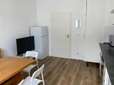 Küche/Küchenzeile in der Unterkunft FirmenQuartier24 im DG in Wuppertal