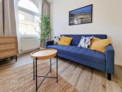 Ein Sitzbereich in der Unterkunft stayVision LS1 Wohnung 8 - 1 bedroom - 4 guests - top Wi-Fi