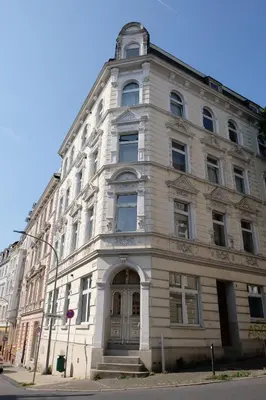 Das Gebäude in dem sich die Ferienwohnung befindet