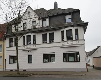Das Gebäude in dem sich die Ferienwohnung befindet