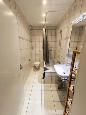 Ein Badezimmer in der Unterkunft Komfort Apartment in Düsseldorf