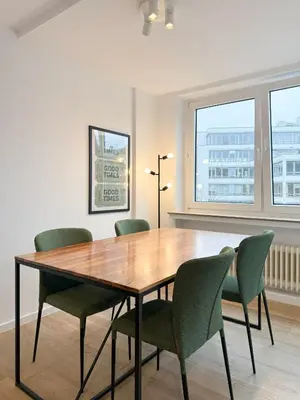 Grundriss der Unterkunft Zentrales City-Apartment mit Free WiFi & Self Check-In & Balkon
