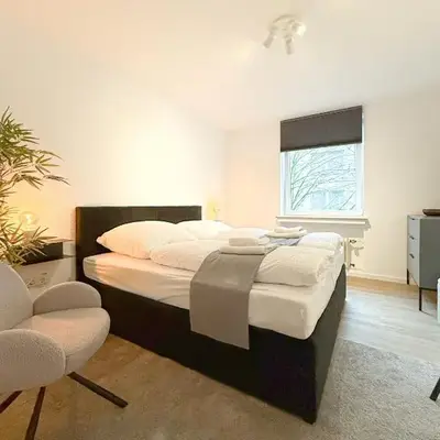 Zentrales City-Apartment mit Free WiFi & Self Check-In & Balkon