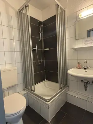Ein Badezimmer in der Unterkunft Case One Monteur Aparthotel