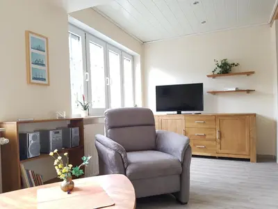 TV/Unterhaltungsangebot in der Unterkunft Ferienwohnung Wandelt