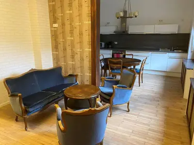 Ein Sitzbereich in der Unterkunft Wohnsol cozy Apartments und Gästezimmer