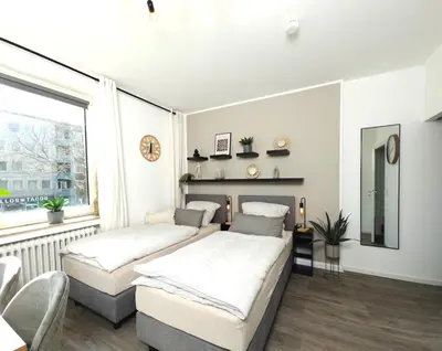 Ein Bett oder Betten in einem Zimmer der Unterkunft Apartment Bochum City
