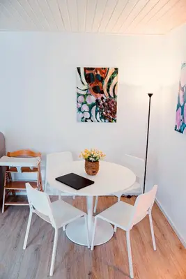 Ein Sitzbereich in der Unterkunft Wohnung in Herdecke