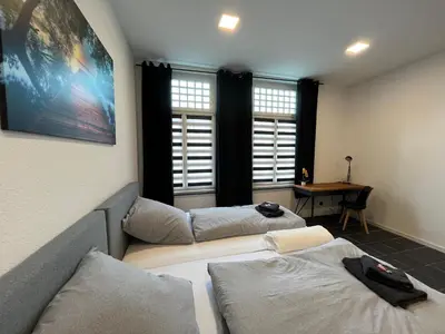 Ein Bett oder Betten in einem Zimmer der Unterkunft ChillOut-Oase