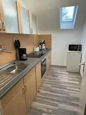 Küche/Küchenzeile in der Unterkunft Appartement Lorke
