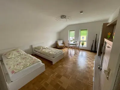 Ein Bett oder Betten in einem Zimmer der Unterkunft Appartement Lorke