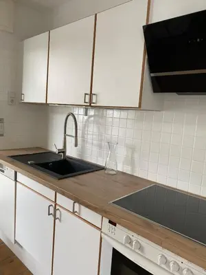 Küche/Küchenzeile in der Unterkunft Ground floor apartment in Marl