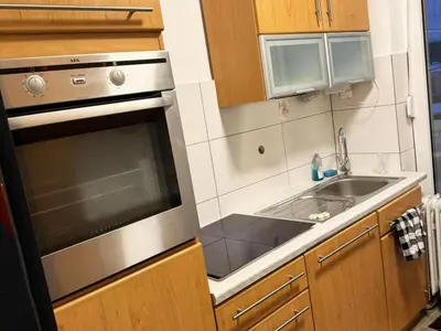 Küche/Küchenzeile in der Unterkunft Spacious Apartment in Recklinghausen