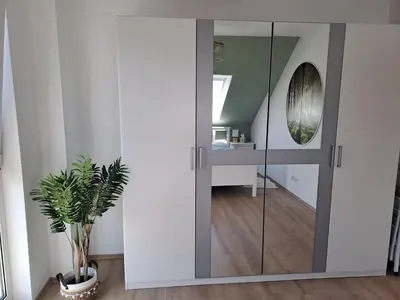 Grundriss der Unterkunft Ferienwohnug mit Balkon und Carport