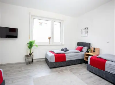 TV/Unterhaltungsangebot in der Unterkunft Livemore24 - Apartment 2 in Herten West 24-7 Check-in
