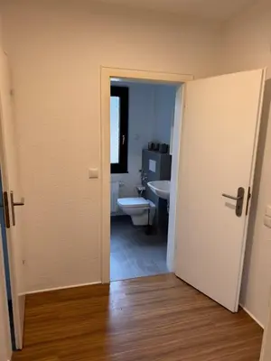 Ein Badezimmer in der Unterkunft Schönes Appartment im Saarner Auenland
