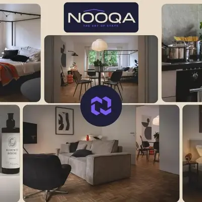 NOOQA Duisburg - 'Exklusives Design Apartment' - Parkplatz