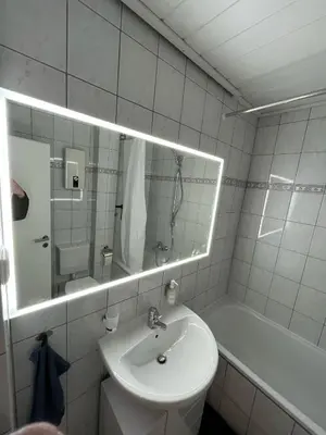 Ein Badezimmer in der Unterkunft RuhrGEbietsquartier II - Nähe Veltins Arena
