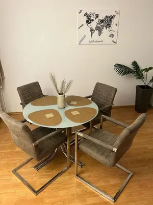 Ein Sitzbereich in der Unterkunft RuhrGEbietsquartier II - Nähe Veltins Arena