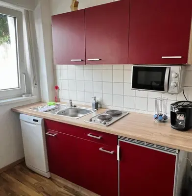 Küche/Küchenzeile in der Unterkunft Nordsee Apartment