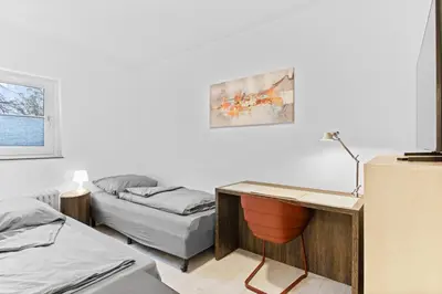 Ein Bett oder Betten in einem Zimmer der Unterkunft Lünen Living Apartment #12