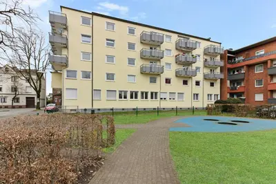 Das Gebäude in dem sich die Ferienwohnung befindet