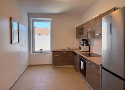 Küche/Küchenzeile in der Unterkunft T&K Apartments - Herne - comfortable 1-3 room apartments