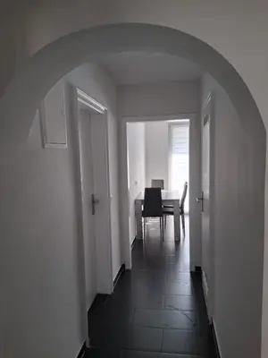 Ein Sitzbereich in der Unterkunft Haus Blankenagel 2