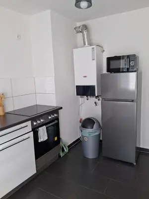 Küche/Küchenzeile in der Unterkunft Haus Blankenagel 2
