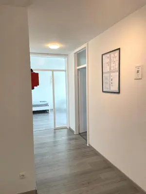 Ein Bett oder Betten in einem Zimmer der Unterkunft Gemütliches Apartment Hagen