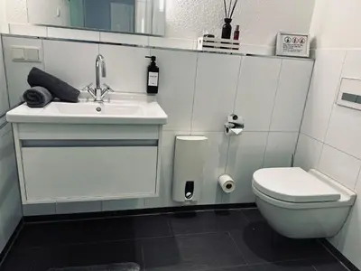 Ein Badezimmer in der Unterkunft Stylish & central #LoftWerk 2