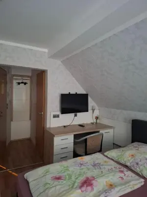 TV/Unterhaltungsangebot in der Unterkunft B&B Waldblick Hotel mit großem Parkplatz