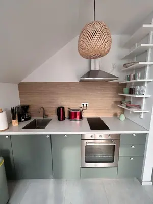 Grundriss der Unterkunft Apartment am See mit Dachterrasse