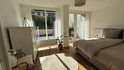 Ein Bett oder Betten in einem Zimmer der Unterkunft Im Herzen Halterns