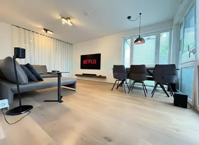 TV/Unterhaltungsangebot in der Unterkunft Premium Stay Essen near Messe