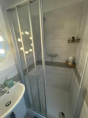 Ein Badezimmer in der Unterkunft Im Herzen von Hückeswagen