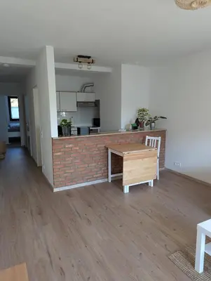 Küche/Küchenzeile in der Unterkunft Helle Wohnung in Erkrath
