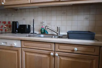 Küche/Küchenzeile in der Unterkunft Apartment in Velbert - central - new