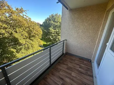 Ein Balkon oder eine Terrasse in der Unterkunft Apartment with Balcony in Dortmund