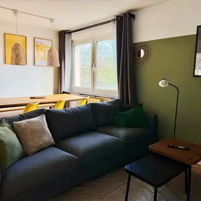 The green cow 6P apartment Balcony Smart TV