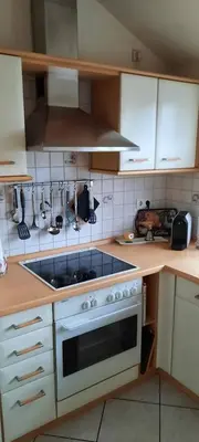Küche/Küchenzeile in der Unterkunft Ferienwohnung mit Ruhrtalblick