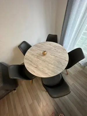 Ein Sitzbereich in der Unterkunft Smile Apartment 5