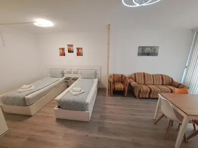 Ein Bett oder Betten in einem Zimmer der Unterkunft Apartment with Balcony in Mülheim an der Ruhr