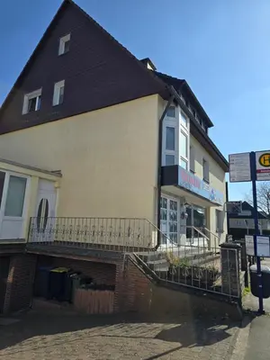 Das Gebäude in dem sich die Ferienwohnung befindet
