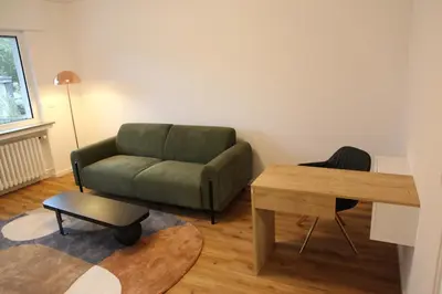 Ein Sitzbereich in der Unterkunft Eine Wohnung zum Wohlfühlen